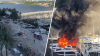 Se incendian dos botes en una marina de Miami